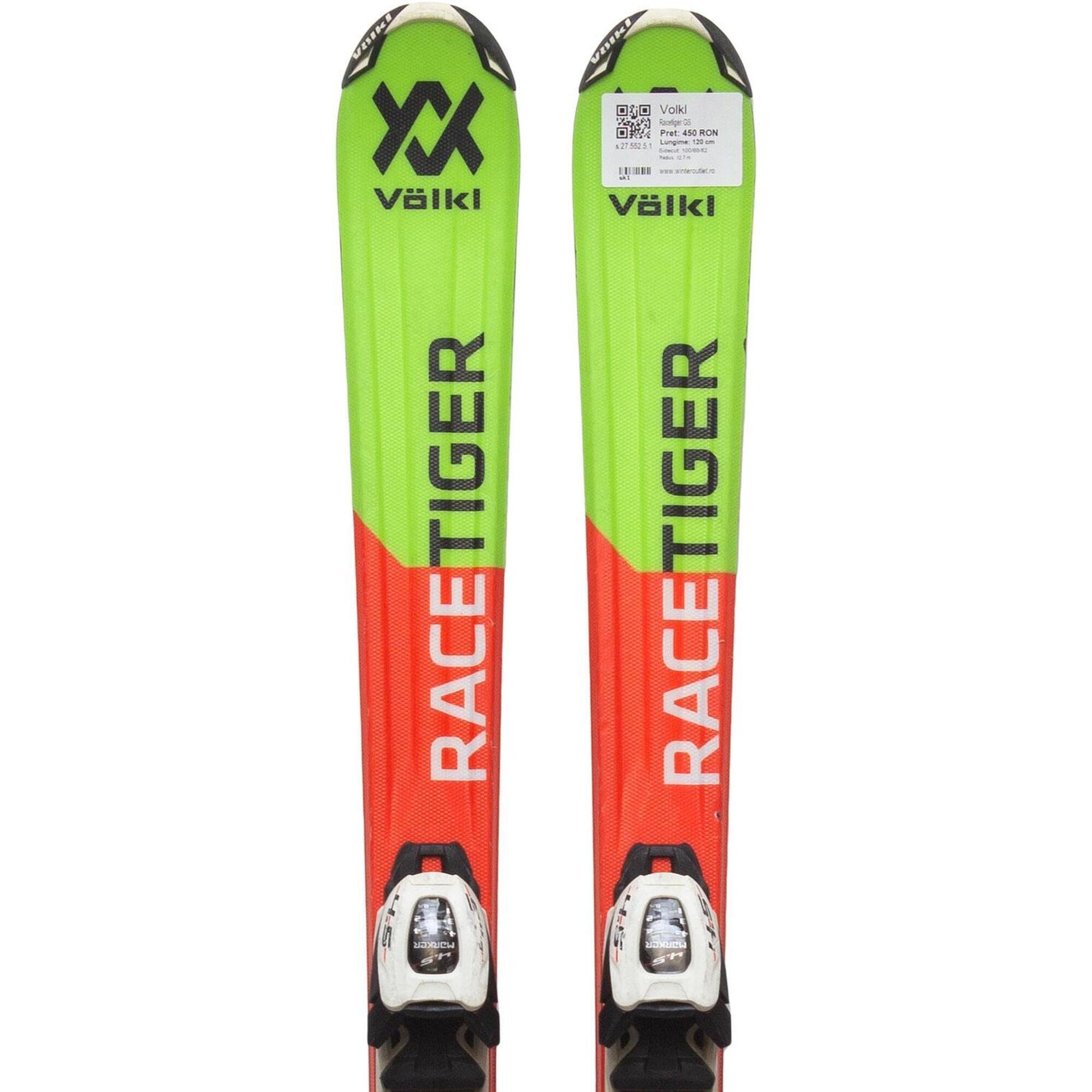 VÖLKL 2ND LIFE - VOLKL Racetiger GS, 120 cm, Velmi dobrý stav