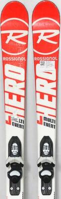 Gebruikte ski's - rossignol hero mte, 130 cm, goede staat