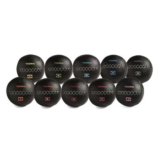 Wall Ball Absolute - 35 cm - Eco-Leder Medizinball für Functional Training - 3 k