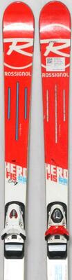 Gebruikte ski's - rossignol hero fis gs pro, 135 cm, goede staat