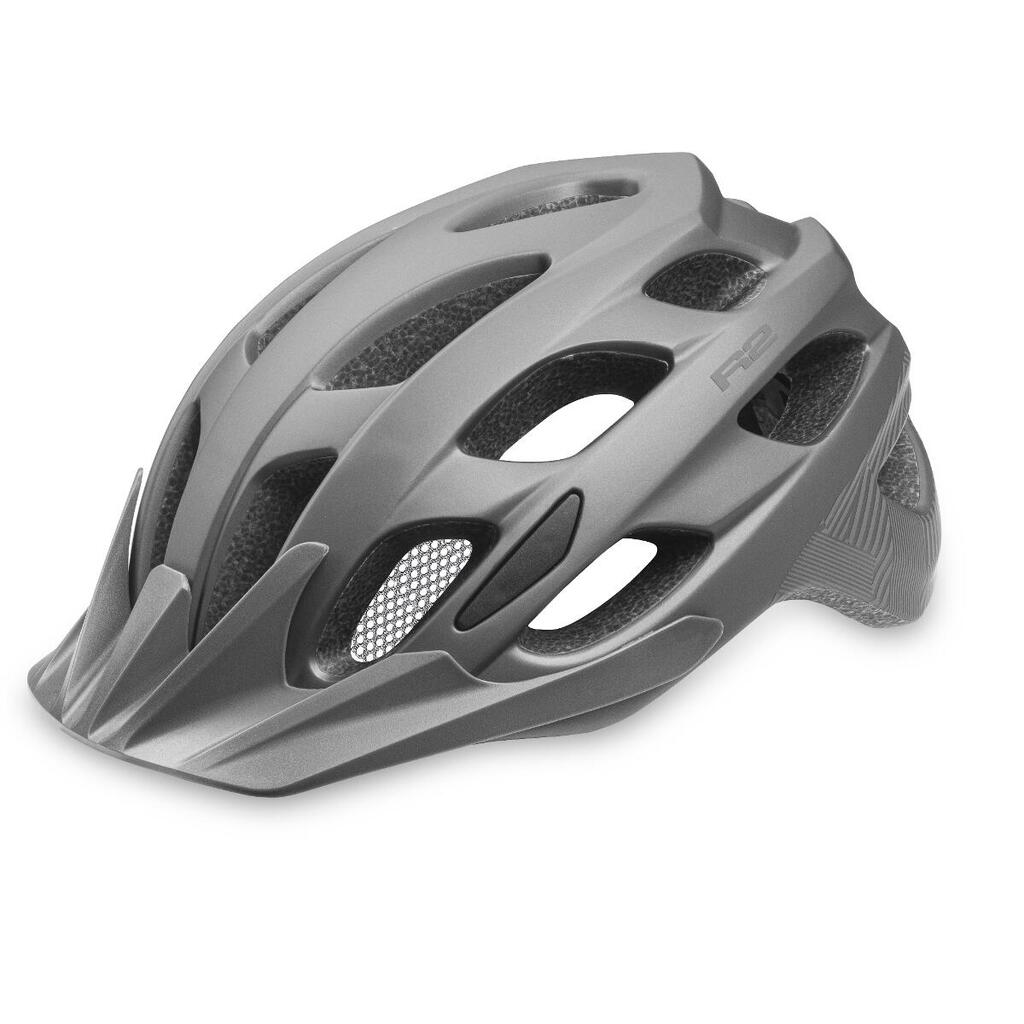Bicycle helmet Cliff Grey – in-mold technology – Grey