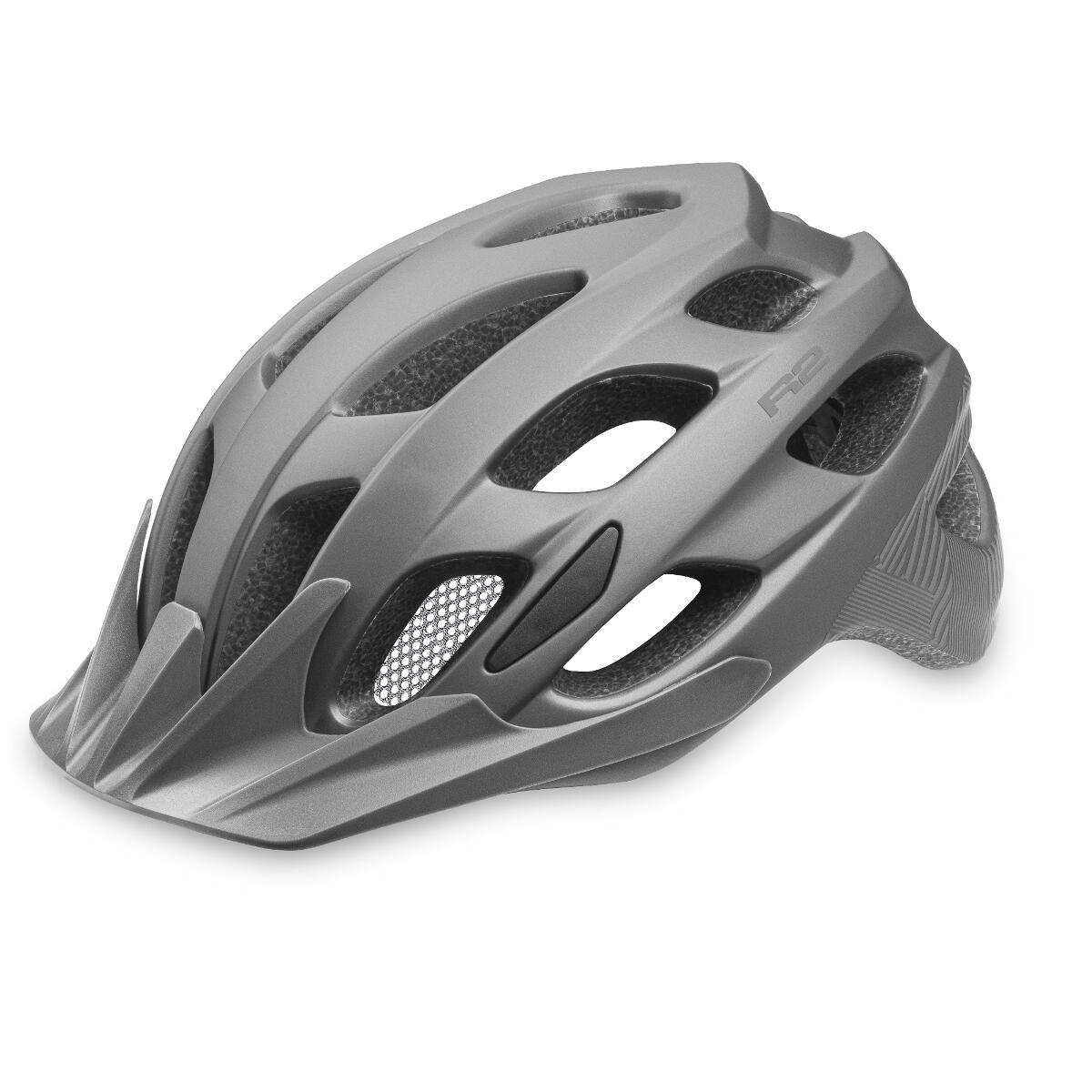 R2 - Casque De Vélo Cliff Grey - Technologie In-mold - Gris - Casque - S - Decathlon