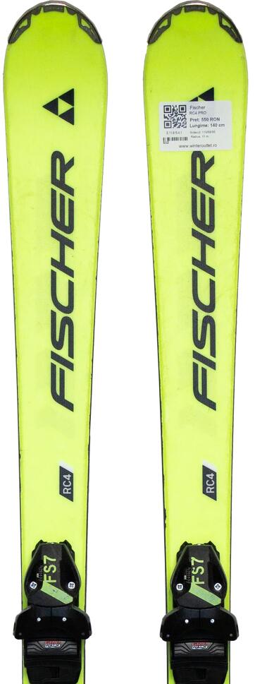 Second Life- Narty FISCHER RC4 PRO, 130 cm, stan dobry