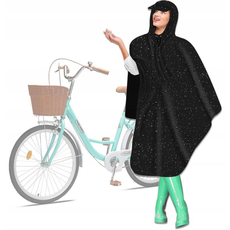 Pelerina de ploaie,  universala, ideala pentru mersul pe bicicleta, 130 x 115 cm