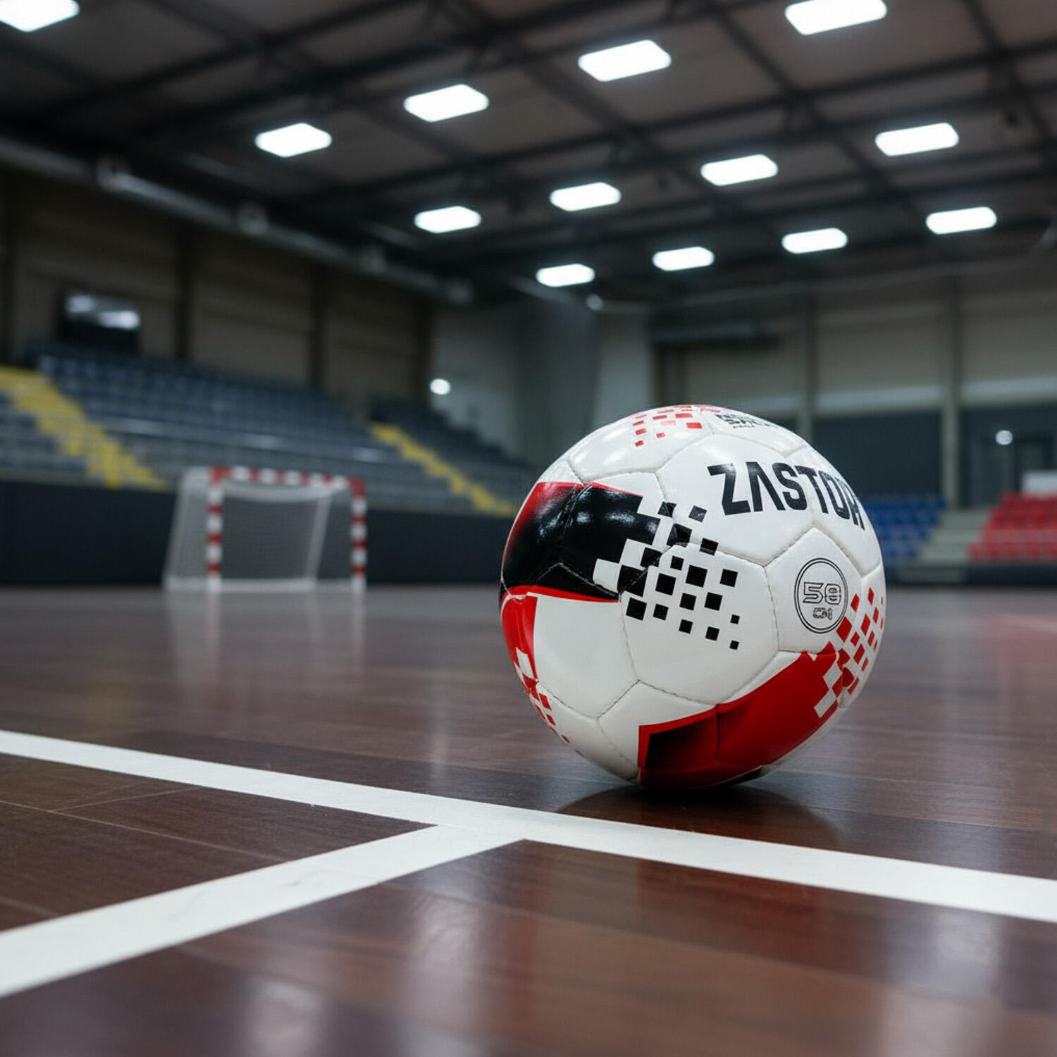 Balón Fútbol Sala Zastor Nexus 58FS3000 Red T-58 3/5
