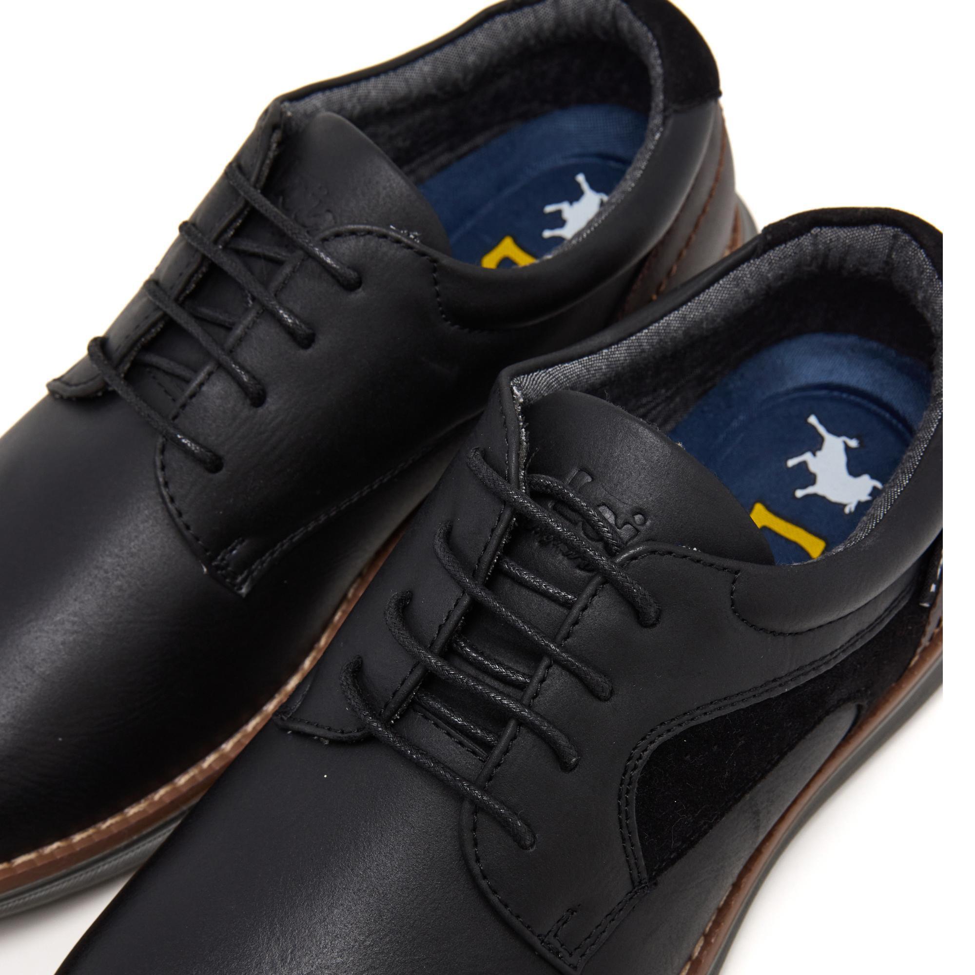 Zapatillas Lois Hombre 64510 Negras con Cordones 5/5
