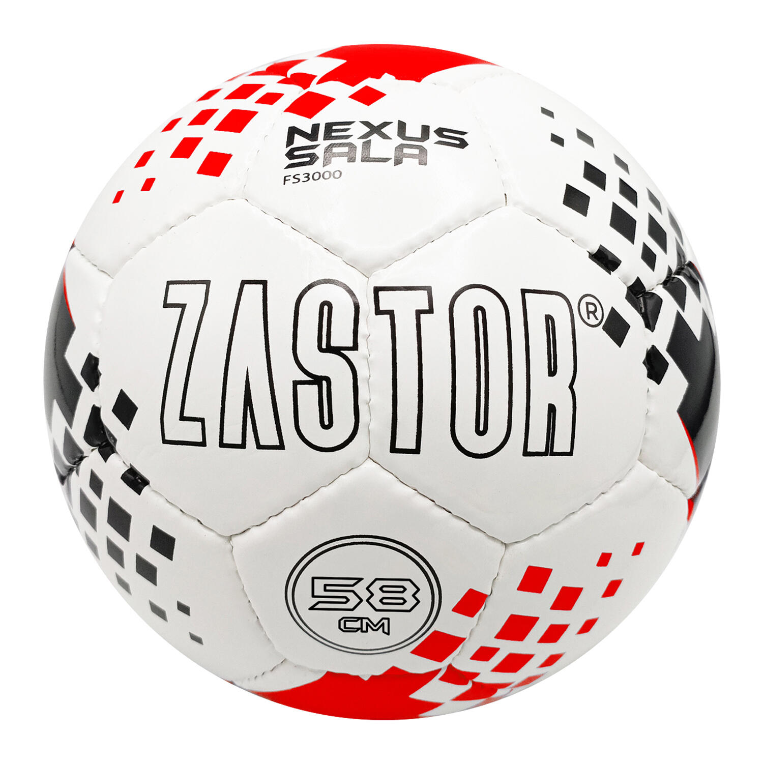 Balón Fútbol Sala Zastor Nexus 58FS3000 Red T-58 5/5