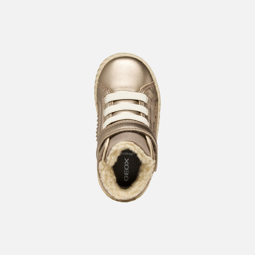 Baskets Bébé Fille MIRROLESS TODDLER GIRL Beige Foncé 7/7