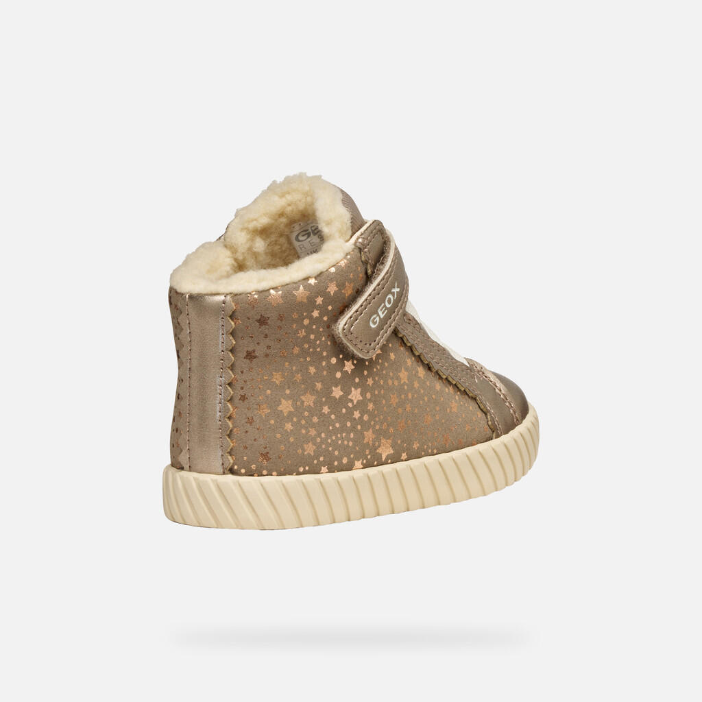Baskets Bébé Fille MIRROLESS TODDLER GIRL Beige Foncé 6/7