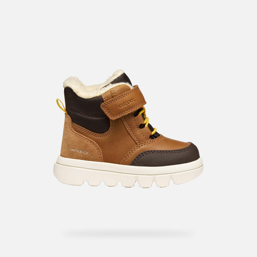 Bottines Bébé Garçon B WILLABOOM BOY B ABX Tabac/Marron Foncé 2/7