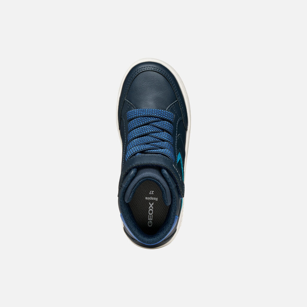 Baskets Garçon J ECLYPER BOY Bleu Marine/Bleu Clair 7/7