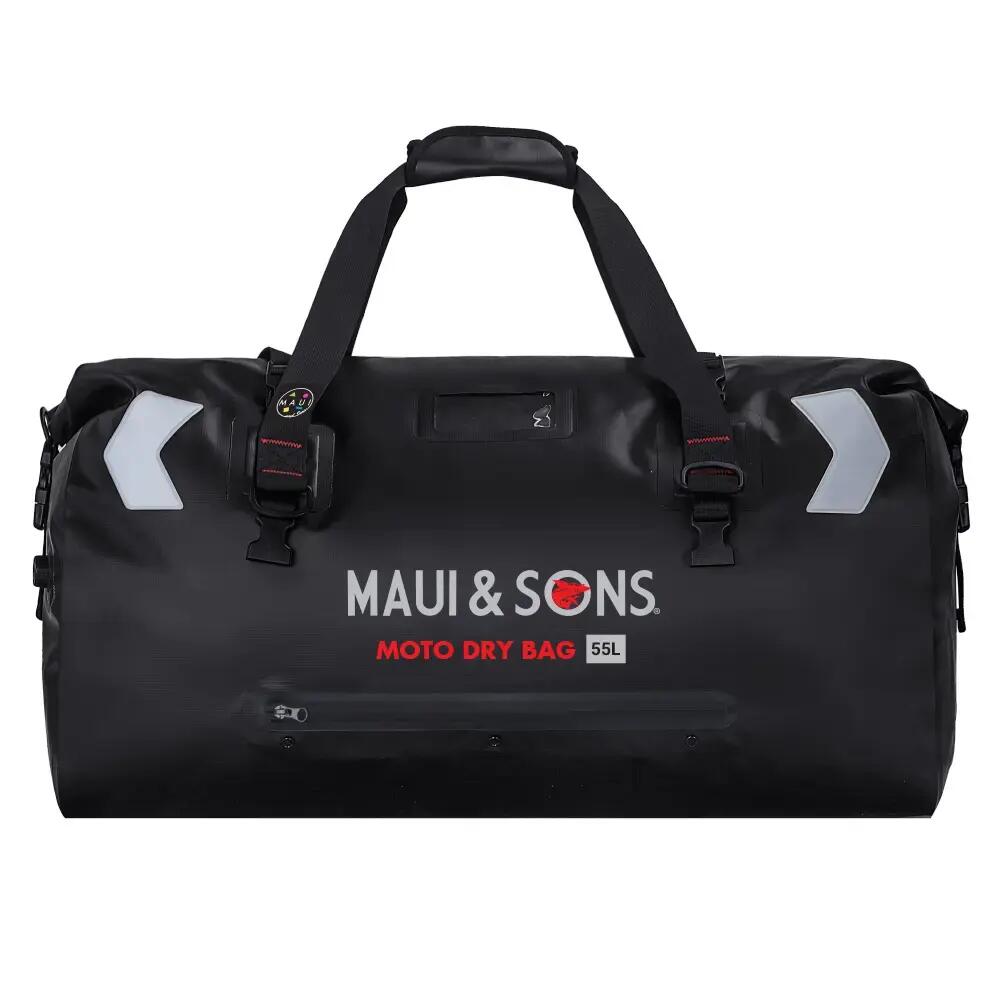 Geantă voiaj impermeabilă Maui And Sons 55L - Negru 2/3