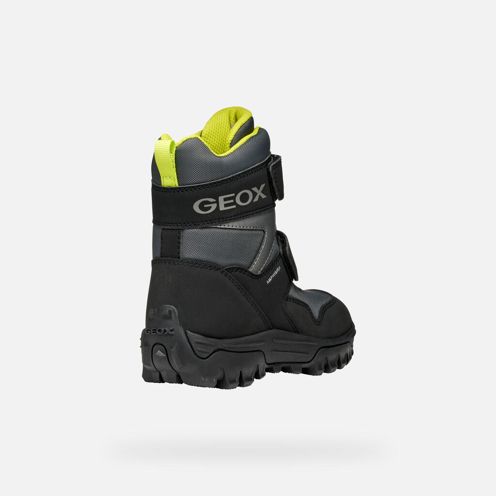 Bottes Garçon HIMALAYA ABX BOY Gris Foncé/Citron Vert 6/7