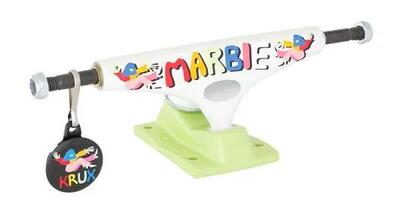 Krux k5 marbie miller dlk standard skateboard truck - 8.25" - wit
