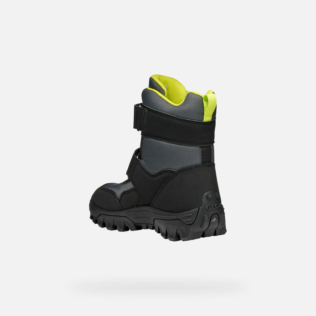 Bottes Garçon HIMALAYA ABX BOY Gris Foncé/Citron Vert 5/7