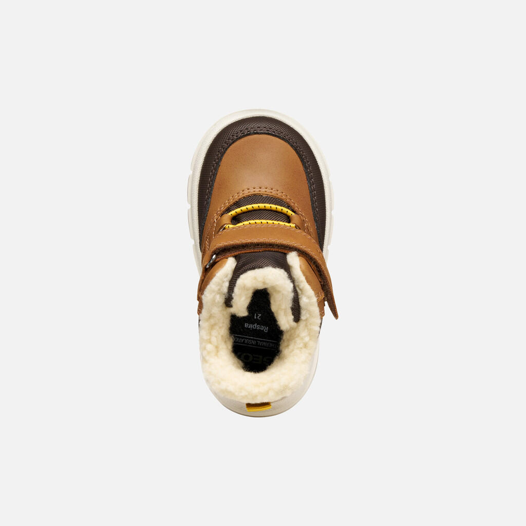 Bottines Bébé Garçon B WILLABOOM BOY B ABX Tabac/Marron Foncé 7/7