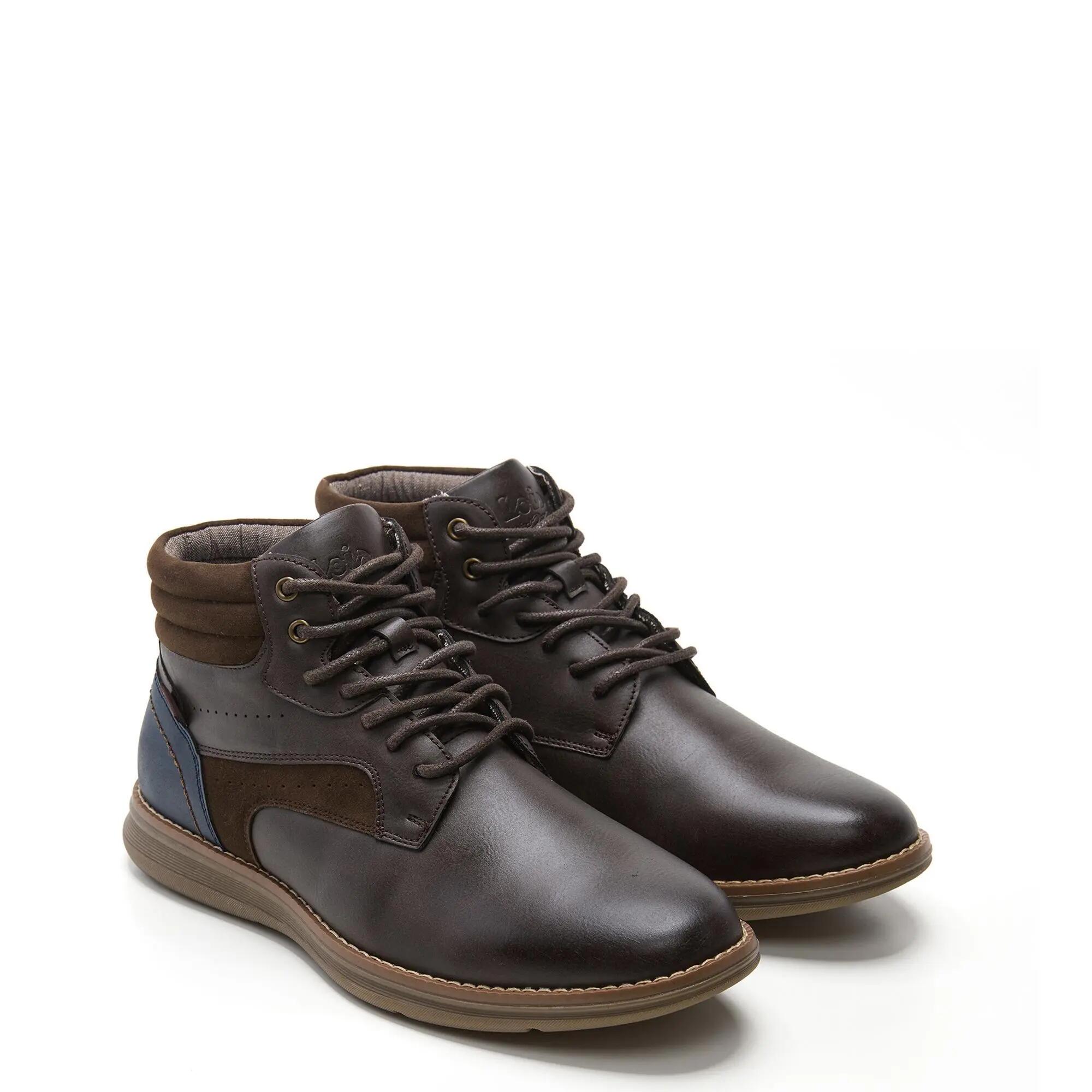 Botines Lois Hombre 64511 Marrones con Cordones 2/5