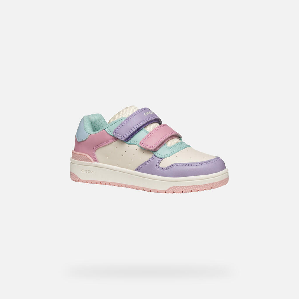 Baskets Fille WASHIBA JUNIOR Rose Clair/Bleu Eau 4/7