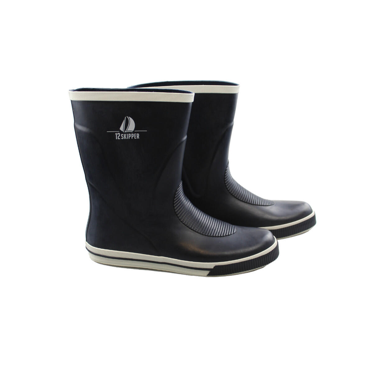 12SKIPPER Kolumbus Segel-Gummistiefel Unisex marineblau
