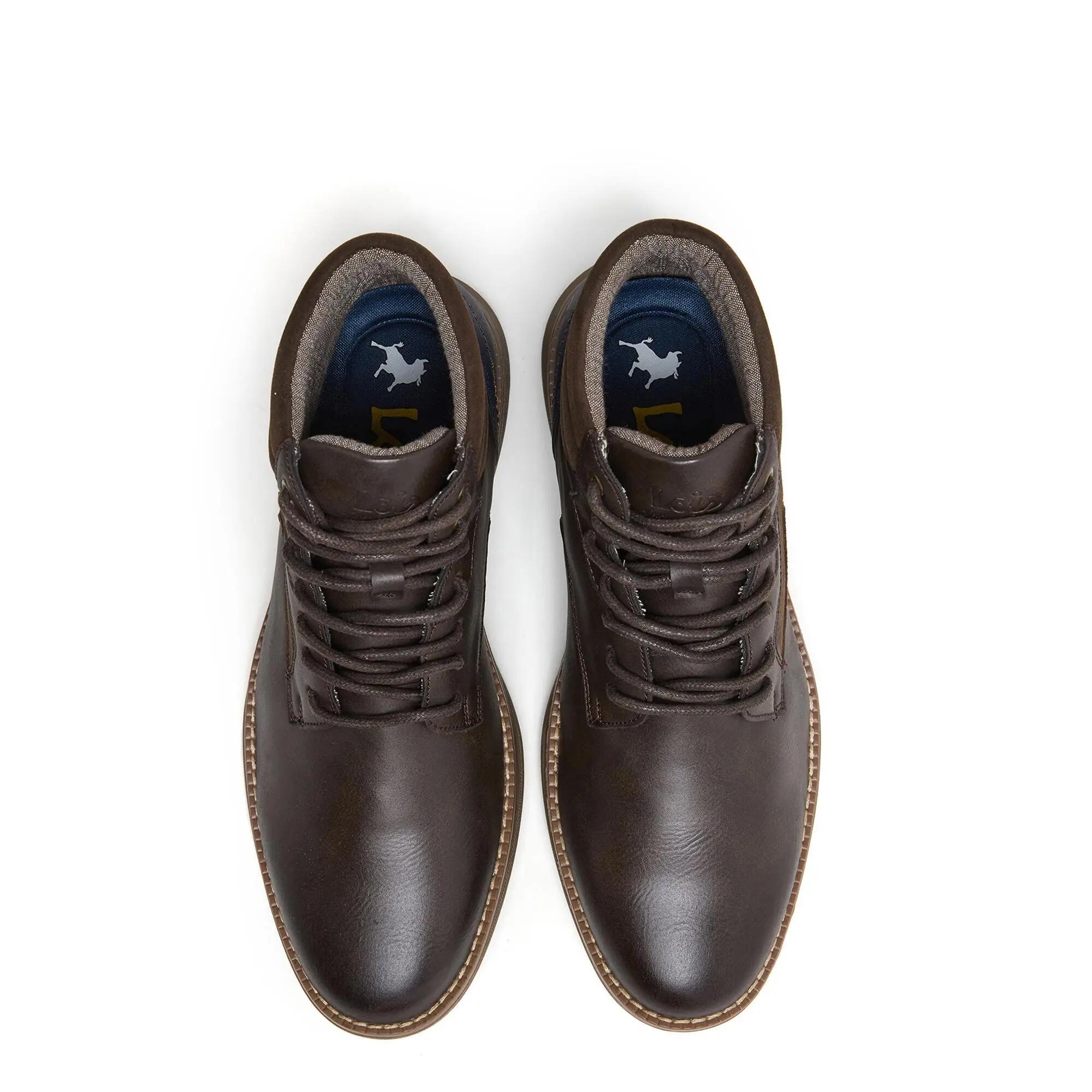 Botines Lois Hombre 64511 Marrones con Cordones 4/5