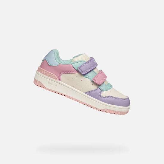 Baskets Fille WASHIBA JUNIOR Rose Clair/Bleu Eau