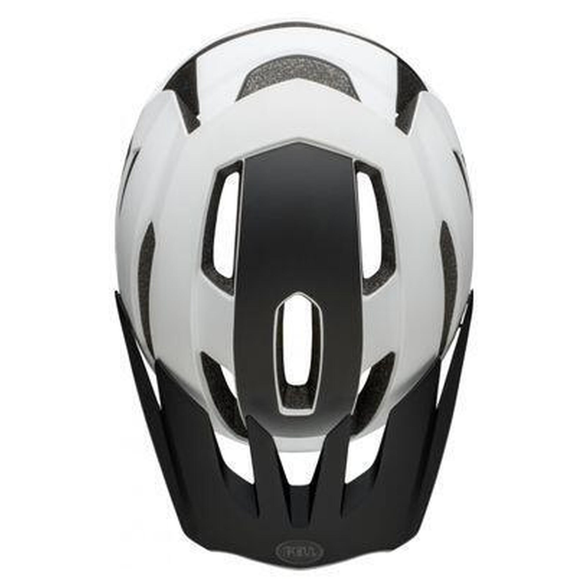 Casca de bicicletă Bell 4 Forty Air Mips alb mat cu vizieră