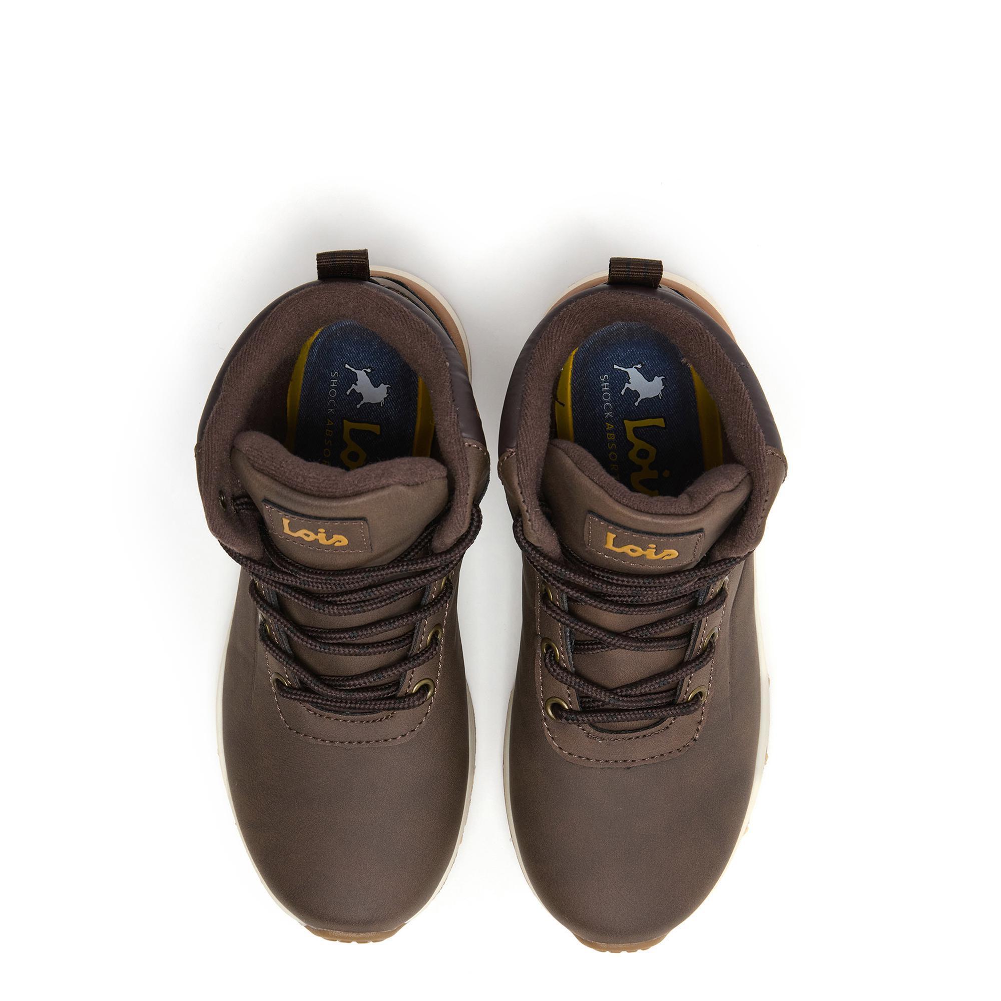 Botines Lois Niño 63305 Marrones con Cordones 4/5