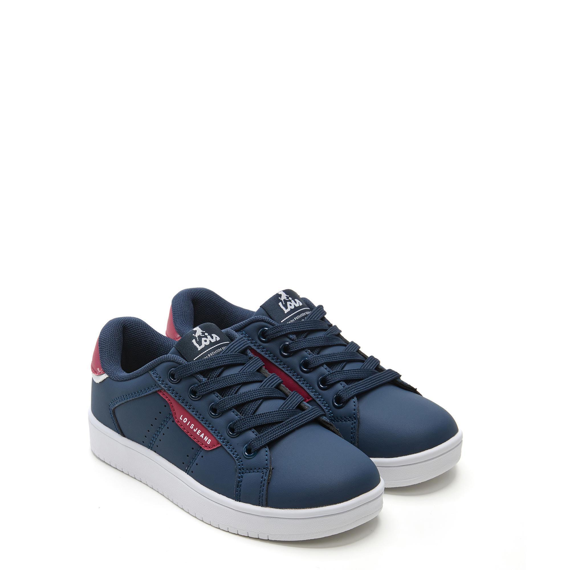 Zapatillas Lois Niño 63296 Azul Marino con Cordones 2/5