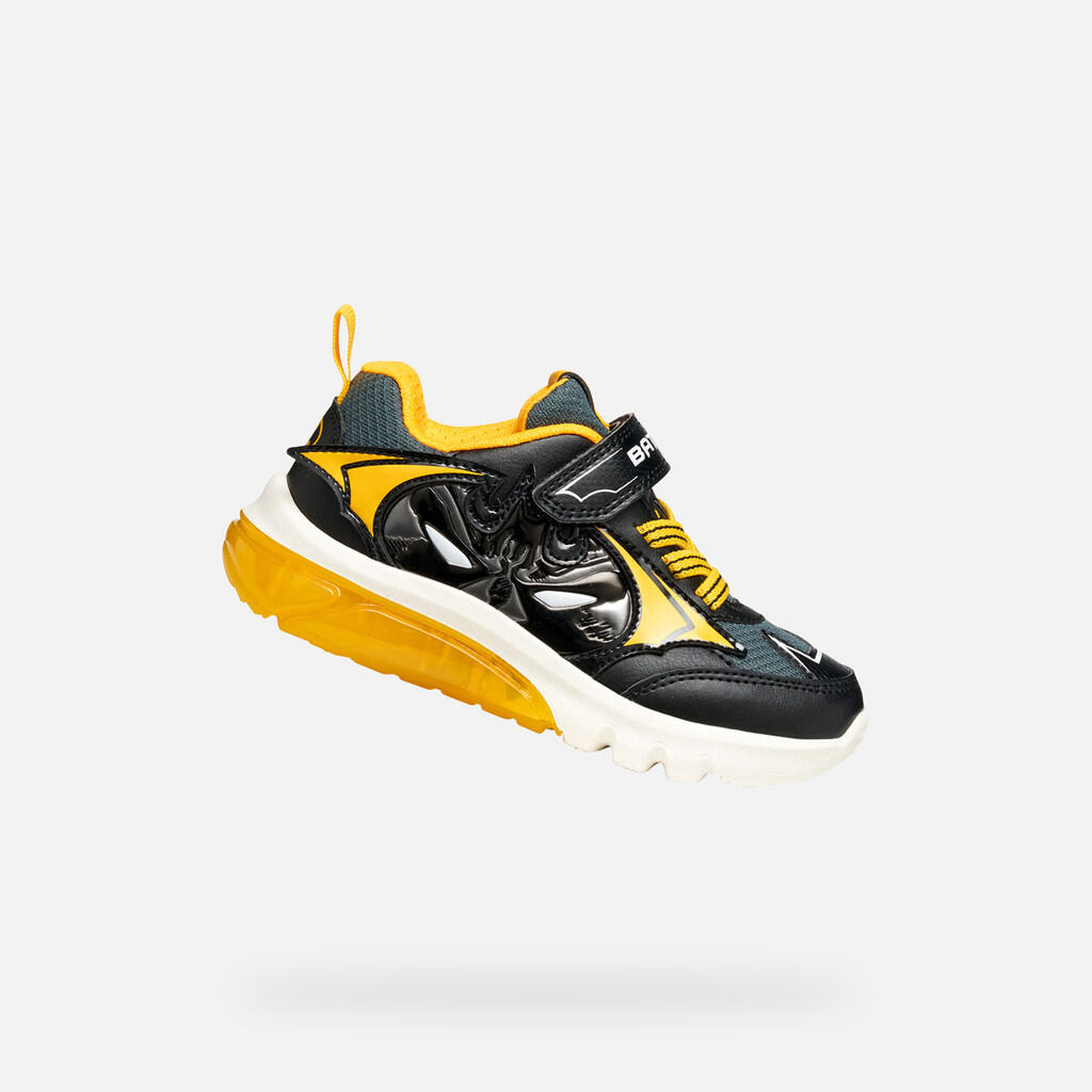 Geox - Baskets Garçon Ciberdron Junior Noir/jaune - Bottes - Jaune|noir - Decathlon