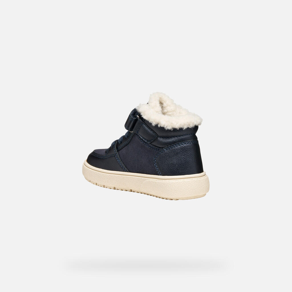 Baskets Fille J THELEVEN GIRL B ABX Bleu Marine Foncé 5/7