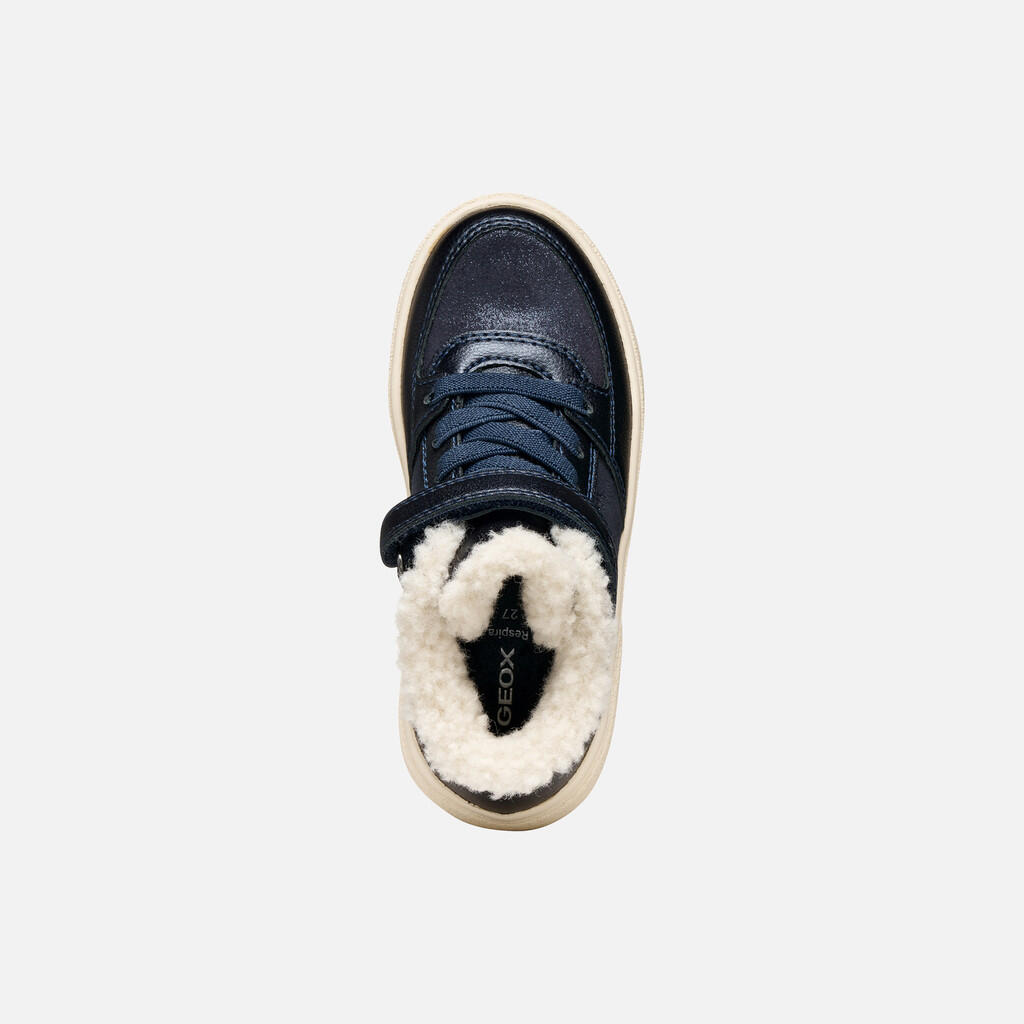 Baskets Fille J THELEVEN GIRL B ABX Bleu Marine Foncé 7/7