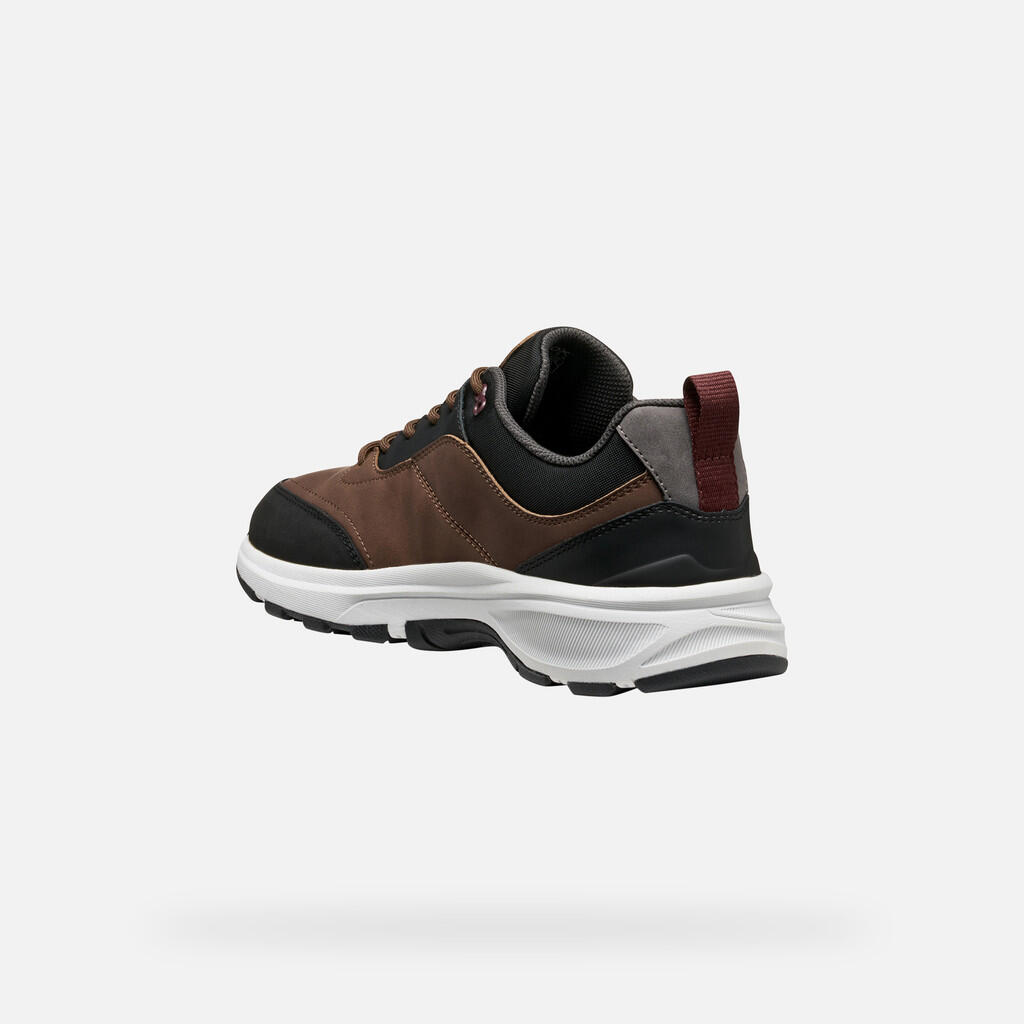 Baskets Homme SENALES ABX MAN Cognac/Noir 6/7