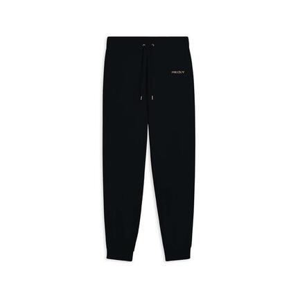 Pantalon avec bords côtelés aux chevilles et bandes avec logo