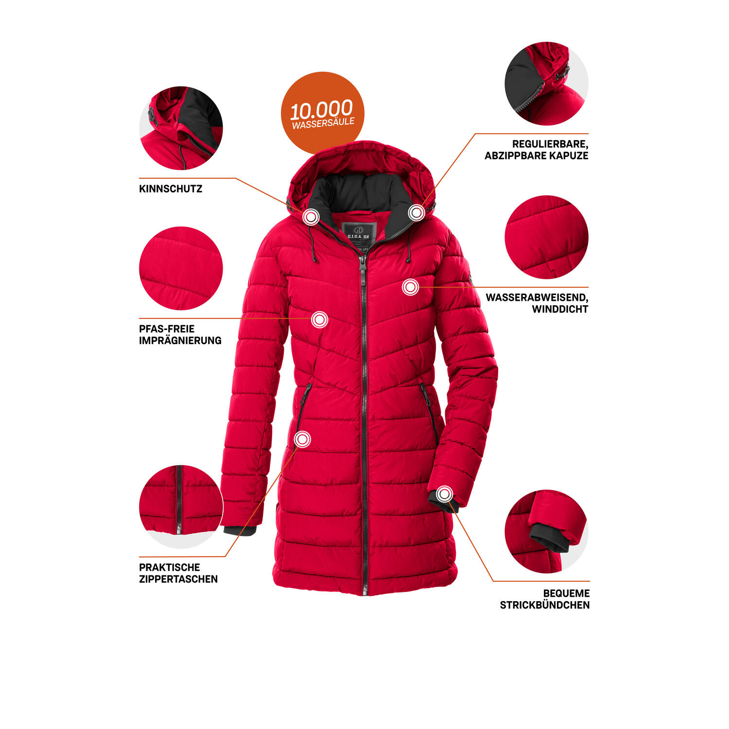 Damen Steppparka GW 74 WMN QLTD PRK 5/6