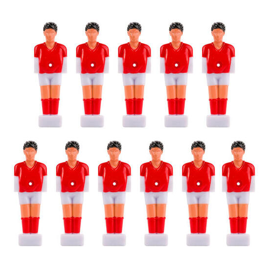 Kickerfigur Kinder für 13 mm Stangen Tischfußball Unisex Rot