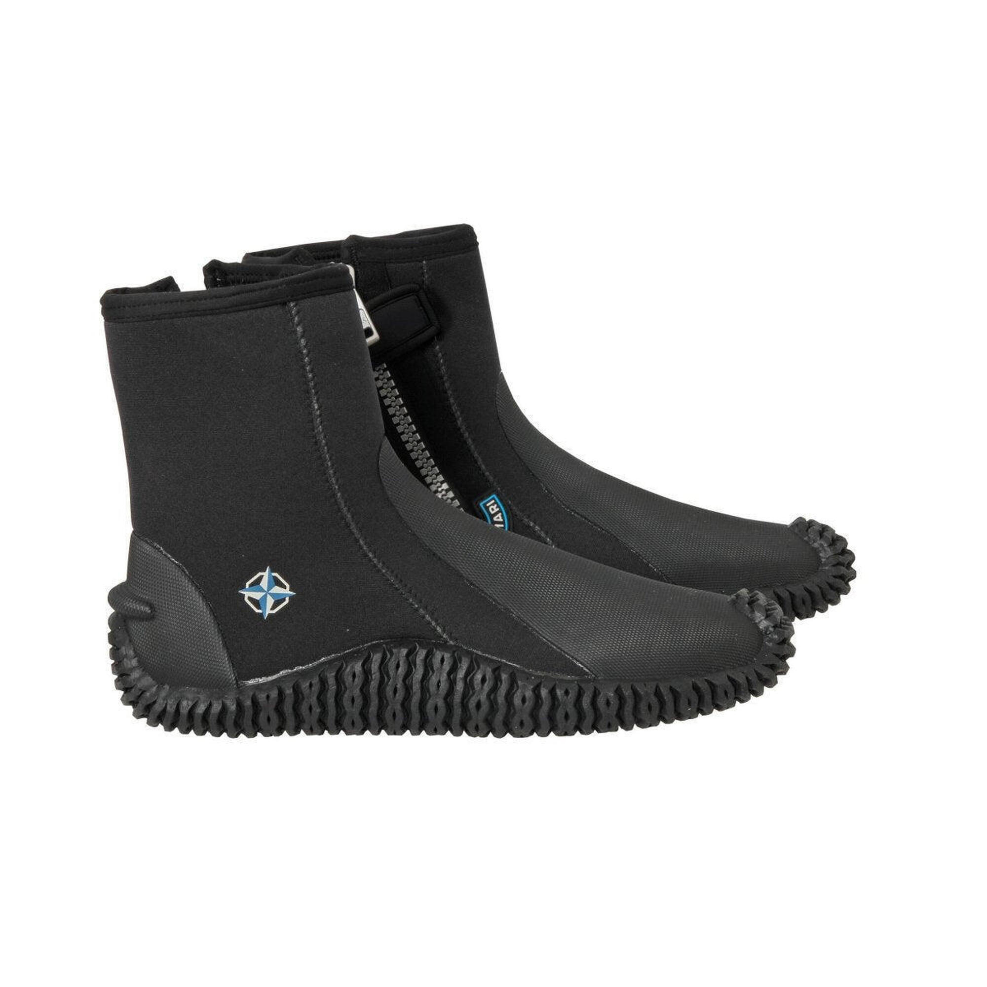 Ocean Step - Neo Boots Ii 3 Mm - Botillon De Marche Aquatique - Chaussons Néoprène - Noir - 38 - Decathlon