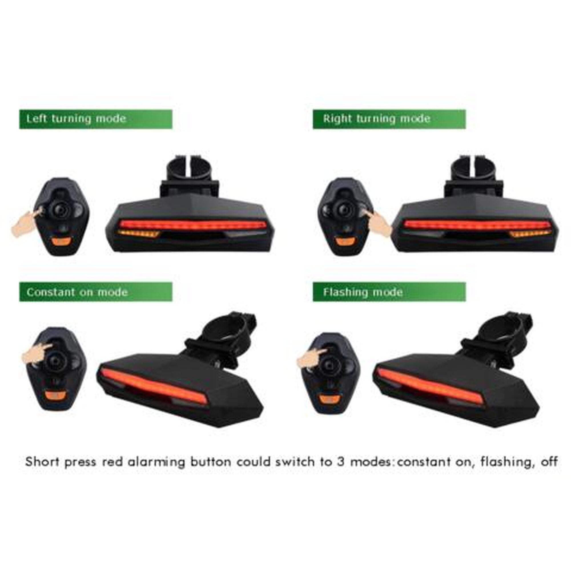 Stop LED spate pentru trotinete electrice, Waterproof IPX4, 85 lumeni