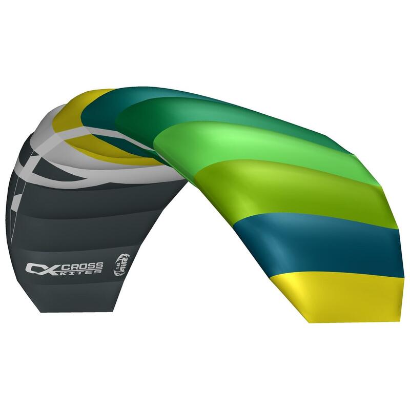 Powerkite Air - 1.8 m2 - Green/Yellow - 2-lijns matrasvlieger - Beginners