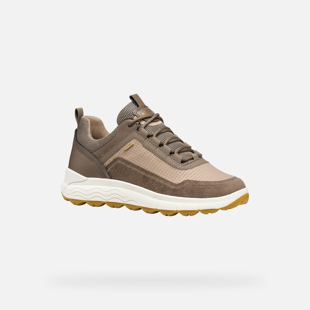 Baskets Femme D SPHERICA 4X4 B ABX Beige/Marron 5/7