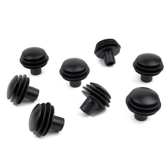 Abdeckkappen-Set für Kickerstangen, 13 mm Tischfußball Unisex