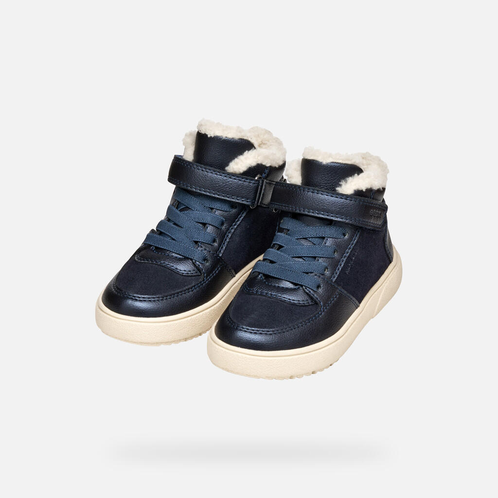 Baskets Fille J THELEVEN GIRL B ABX Bleu Marine Foncé 3/7