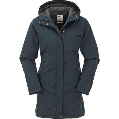 Fjall raven kiruna gevulde parka w trainingsjacksen vrouwen