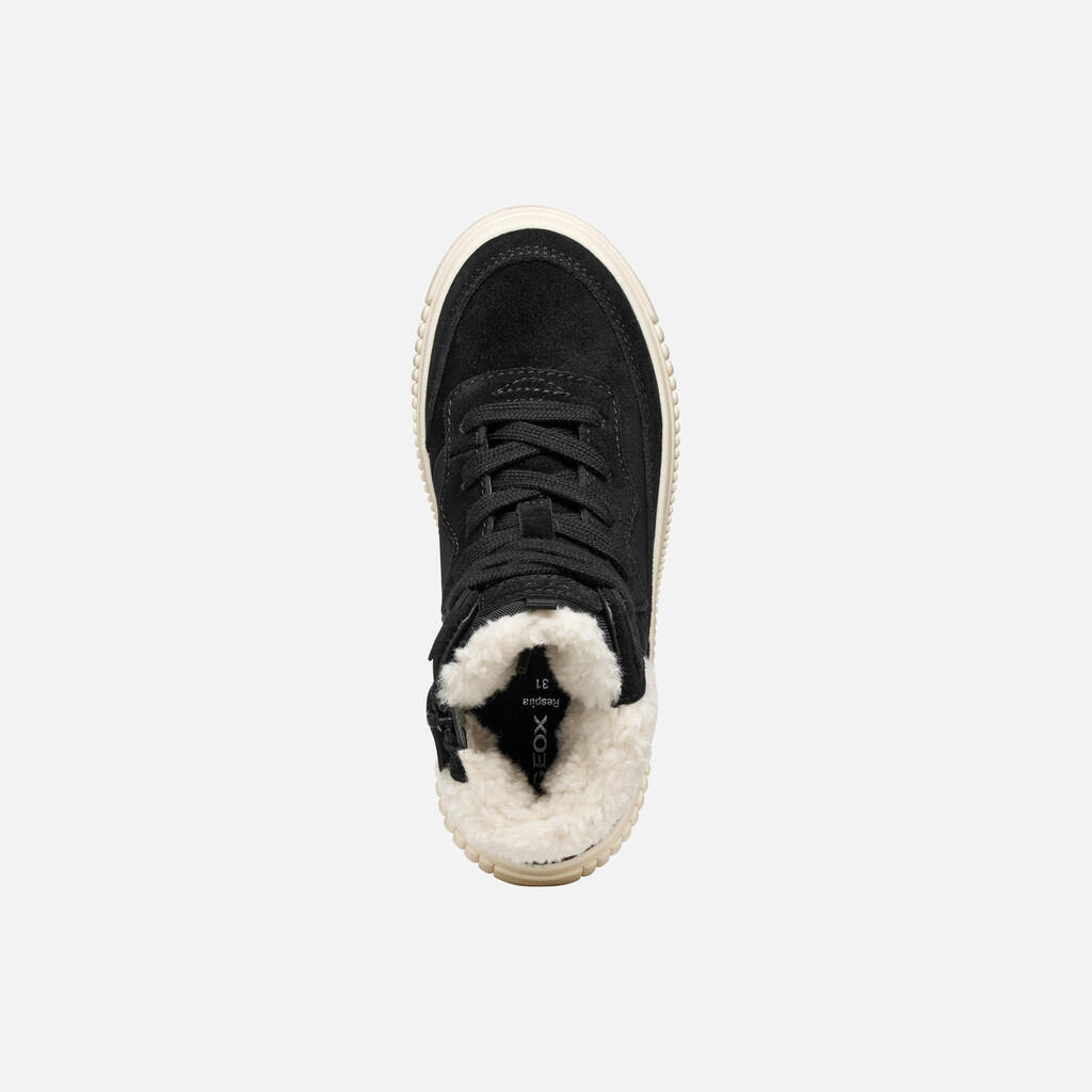 Baskets Fille LAQUINNY   GIRL Noir 7/7