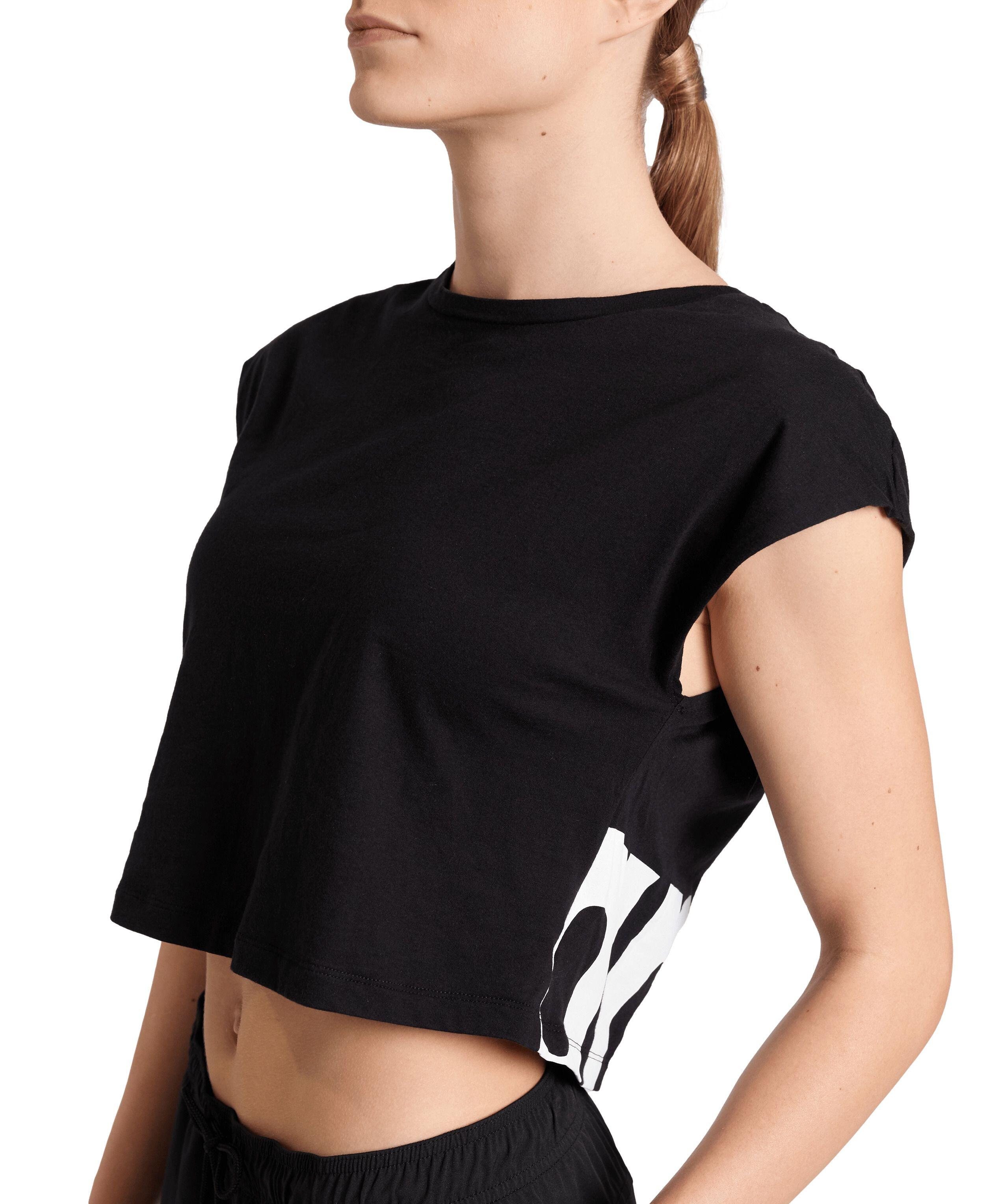 Koszulka damska top bawełniany sportowy okrągły dekolt Arena Crop Top 3/6
