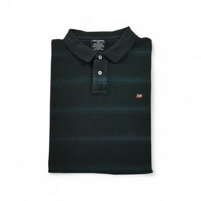 Tweedehands - korte mouw heren poloshirt zwart - goede staat
