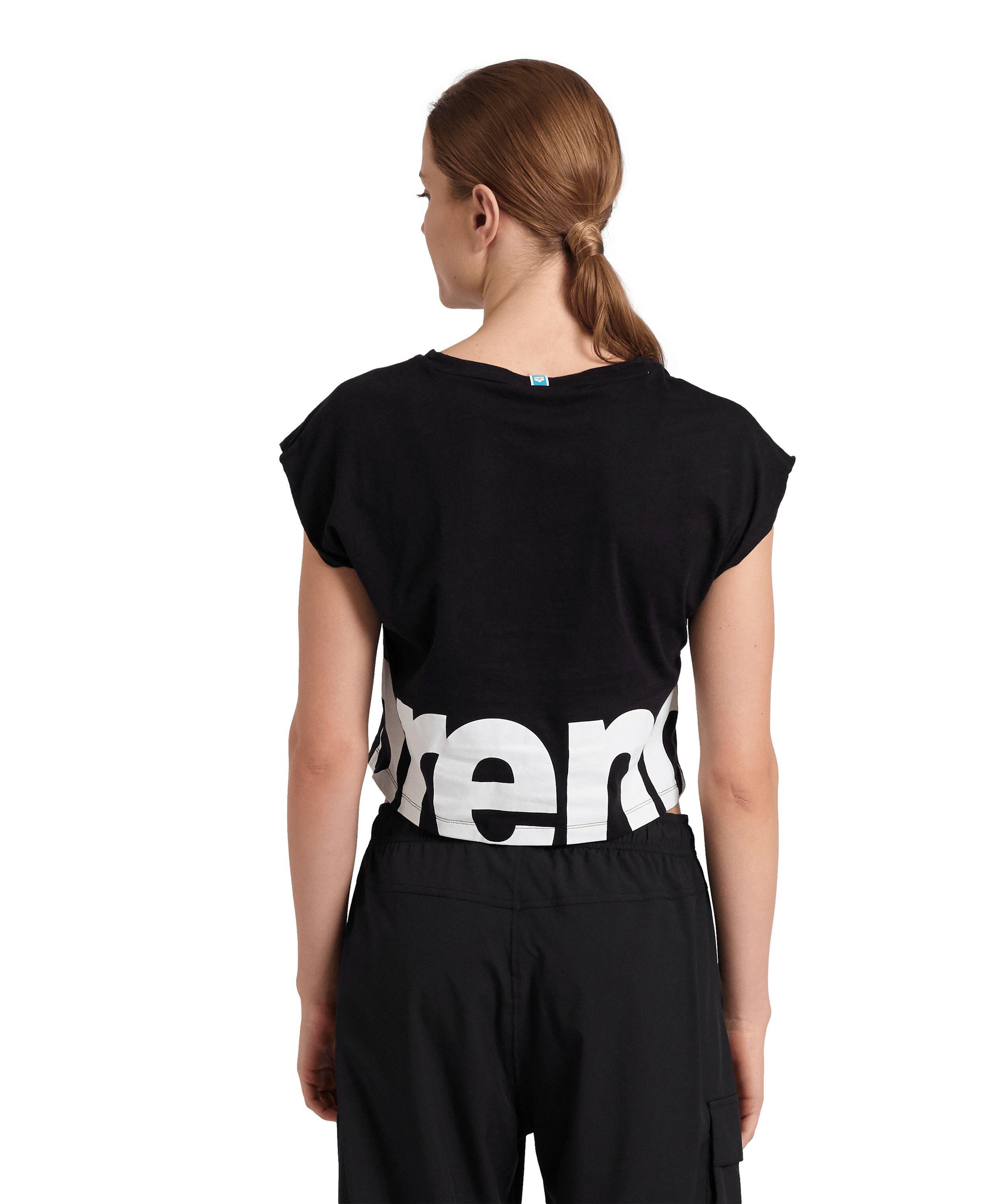 Koszulka damska top bawełniany sportowy okrągły dekolt Arena Crop Top 5/6