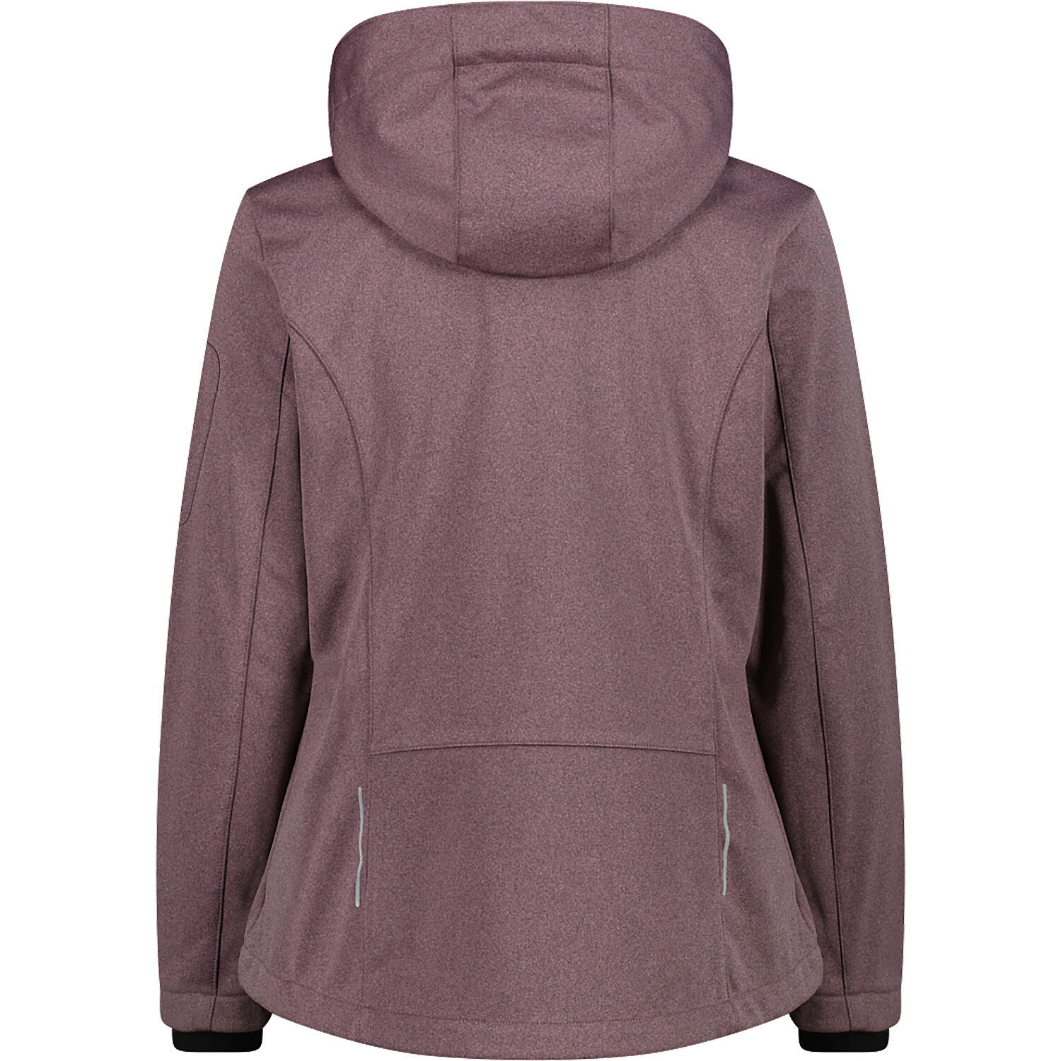 CMP W jacket Zip Soft shell Hood - Pink/Melange 2/7
