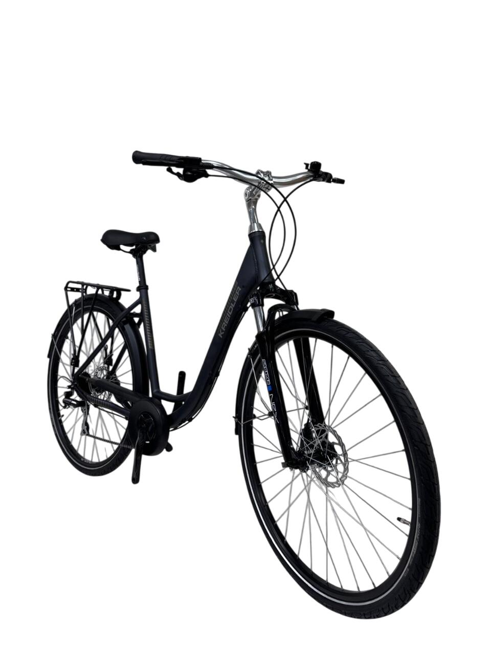 Refurbished, Bicicletta da trekking Kreidler - 28 pollici, taglia M, nera 3/6