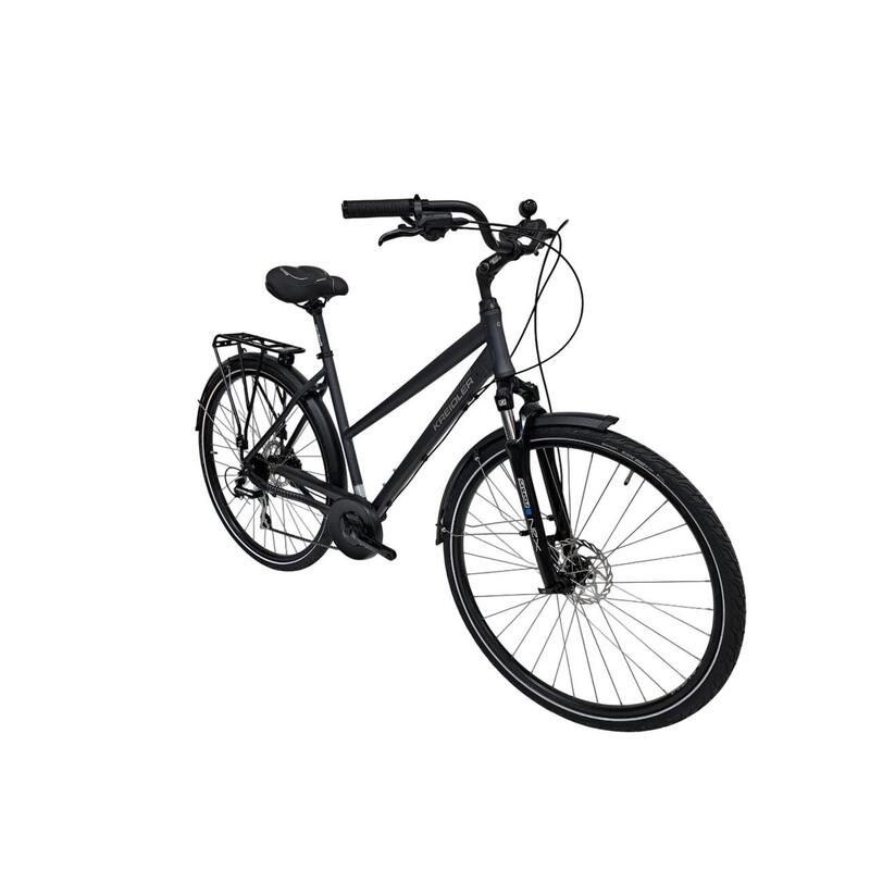 Bicicleta Trekking Kreidler LD - 28 Inch, M, Negru