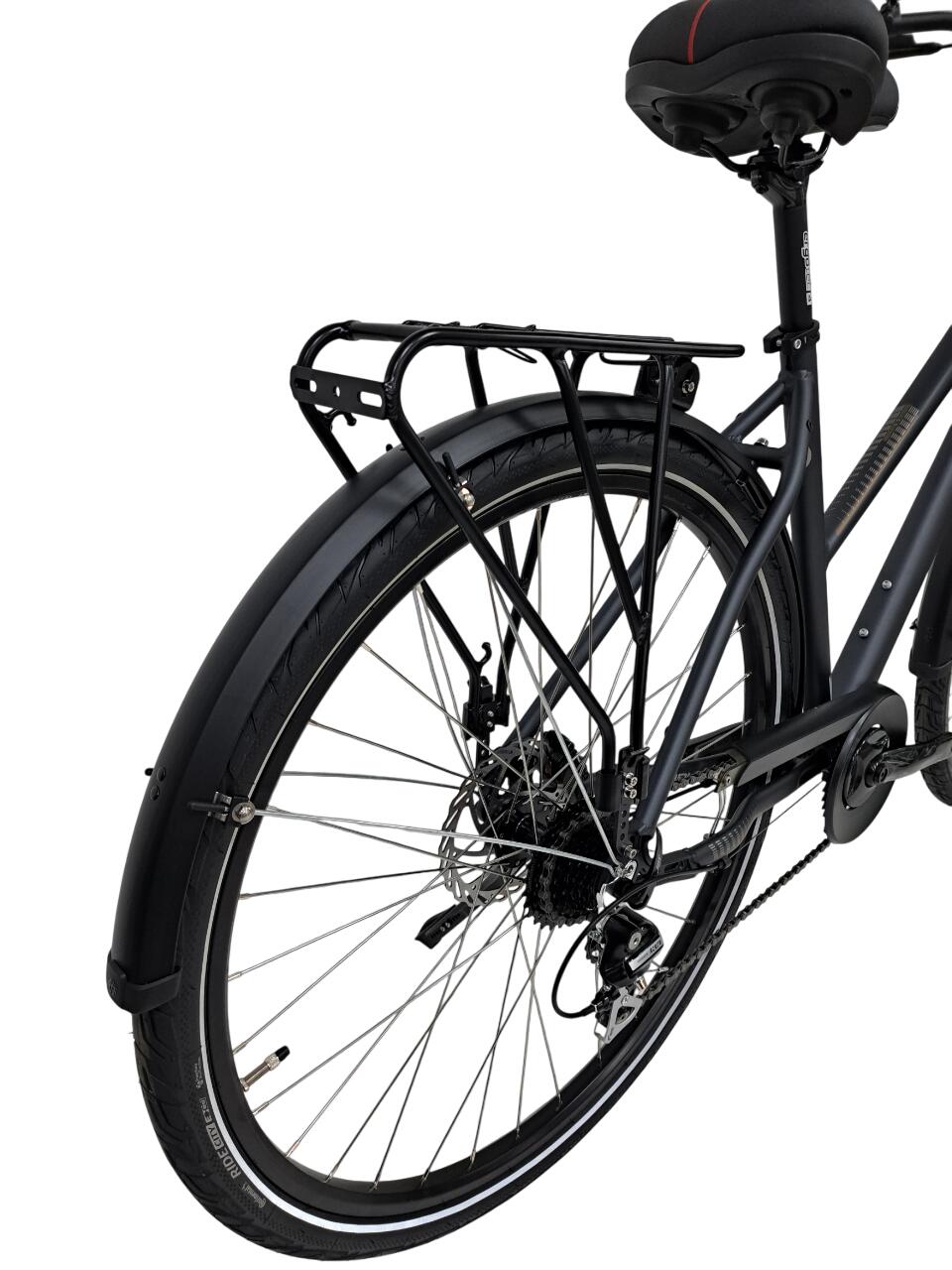 Refurbished, Bicicletta da trekking Kreidler LD - 28 pollici, taglia L, nera 5/7